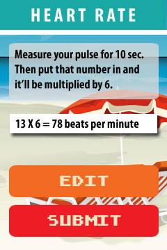 Heart Bucket - Heart Rate Selection